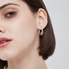 Vintage Metal Irregular Twisted Hoop Earrings for Women Girl Simple Gold Smooth Geometric Ear Buckle Jewelry Party Gifts