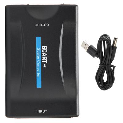 SCART To HighDefinition Multimedia Interface Converter 1080p 20p Output for O Video(Black )