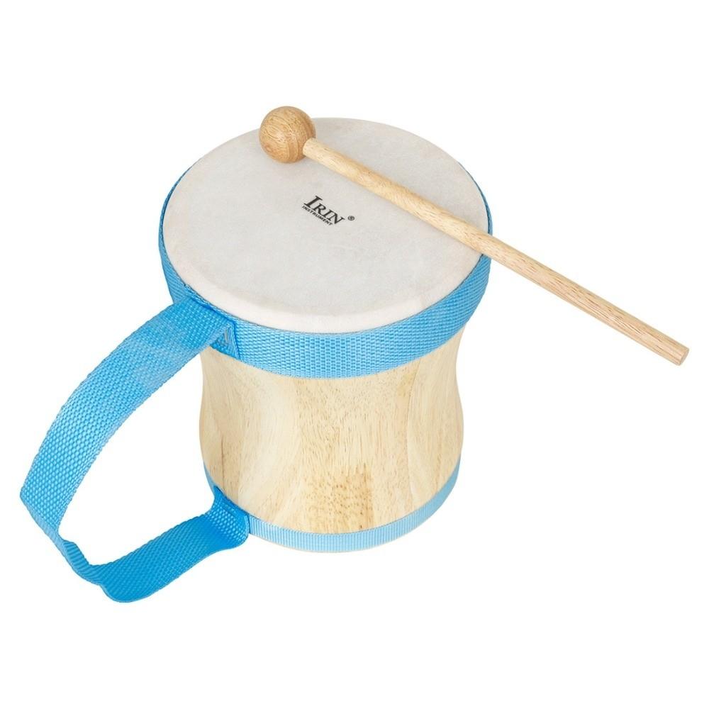 Wooden Wooden Tambourine Early Education Wooden Drums Professional Sheepskin Drum  For Children