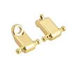 2PCS Roller String Tree Retainer with Screw Accessory for Electric Guitar Bass (Gold)