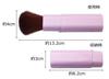 Makeup Brush Shishida Seishindo Makeup Brush Slide Face Brush Made in Japan Pink MK-375P