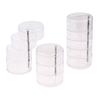 Transparent Storage Box Dust Proof And Waterproof Large Capacity Rotatable Jewelry Hairpin Jewelry Cosmetics Storage Box