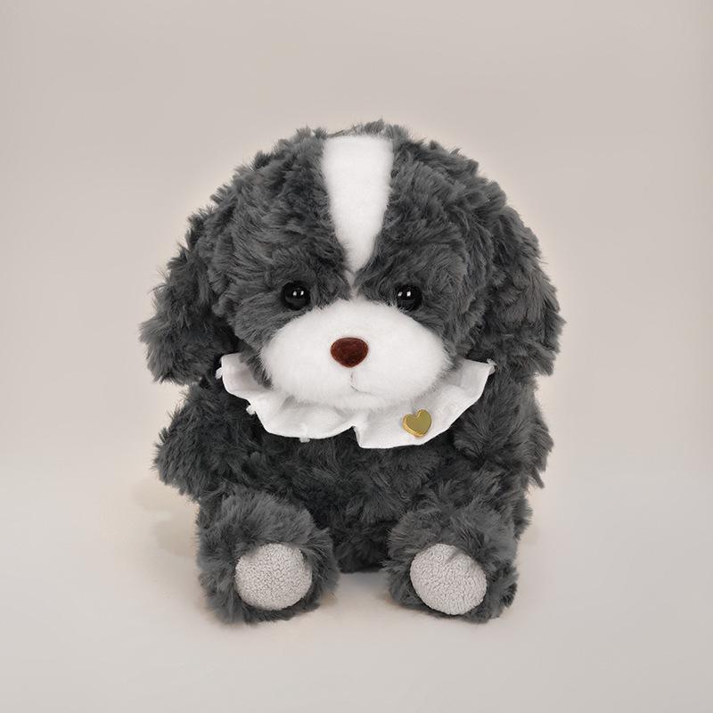 Delicate little milk dog doll plush toy teddy dog cute puppy girl heart fluffy rag doll throw pillow