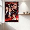 Goodfellas Retro Movie Poster Metal Tin Sign Vintage Gritty Gangster Crime Art Wall Decor for Man Cave Bar Cafe Home Office