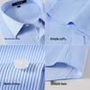 Antonio Men's 100% Cotton Liquid Ammonia Non-Iron Business Casual Shirt