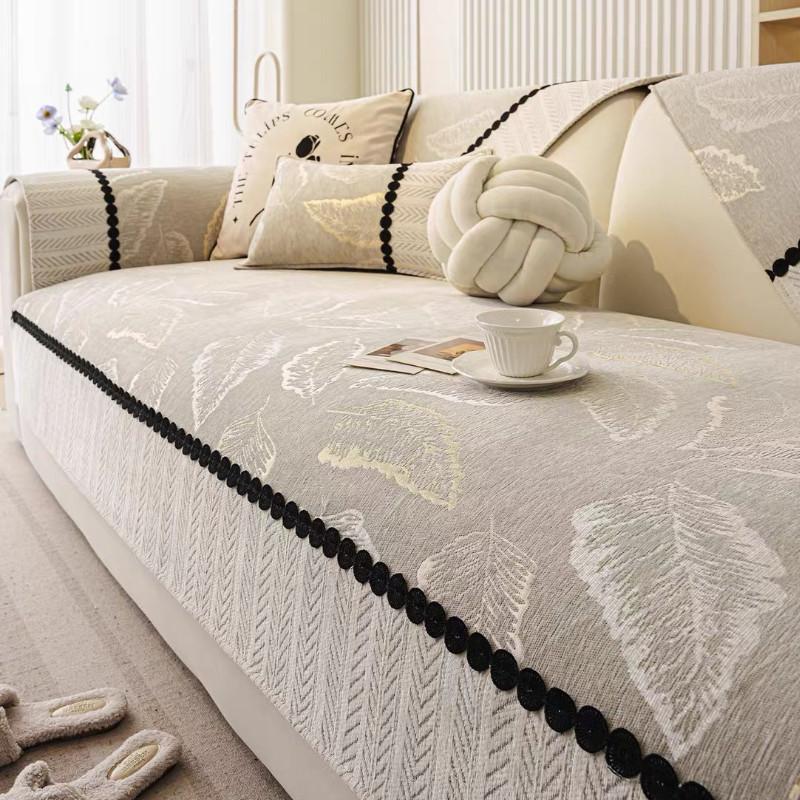 

1Pcs Four Season Universal chenille Sofa Mat Simple Anti Slip Anti Cat Scratch Sofa Cushion Modern Wear-resistant Armchair Cover 1seat 70x70cm-1pcs світло-зелений колір