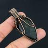 Handmade Copper Wire Wrapped Black Tourmaline Pendant – Healing Crystal Jewelry for Men & Women
