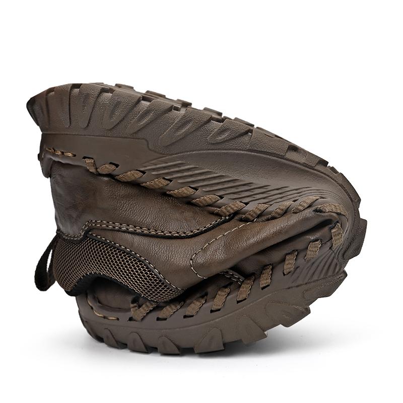 Men's Casual Leather Shoes Breathable Comfortable Walking Shoes for Men