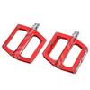 Mountain Bike Aluminum Alloy Bearings Pedal Road Cycling Flat Pedal Bike Bicycle Adapter PartsRed