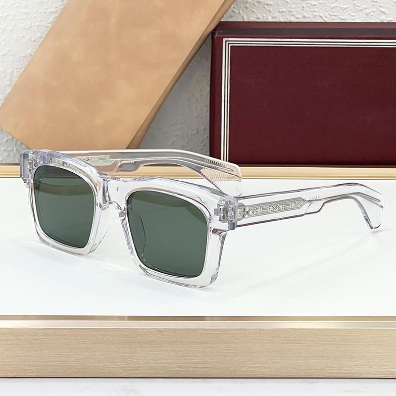 Big Square Handmade Acetate Sunglasses Classical Men Uv400 High Street Style Vintage Prescription Eyeglasses with Case