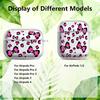 Pink Bow Tie Leopard Print Clear Earphone Cases Cover Case For Airpods Pro3 Pro2 Pro 4 3 1 2