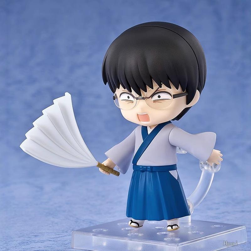 10cm Gintama Shimura Shinpachi Multiple Accessories Anime Figure Model Gk Statue Collection Desktop Decoration Ornament Toy Gift