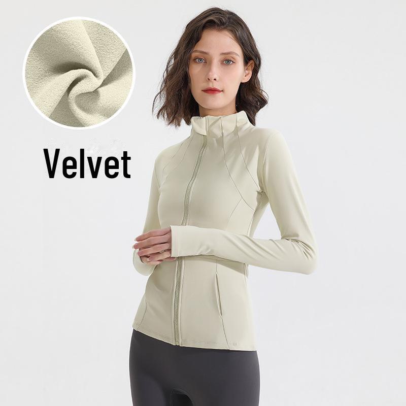 Women's Windproof Yoga Cardigan: Quick-Dry, Breathable, Long Sleeve Fitness Jacket for Autumn/Winter
