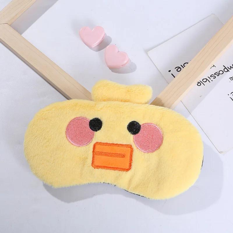 1pc Sleeping Mask Sleeping Blindfold Soft Plush Eye Masks Cute Cat Eye Cover Plush Mask Eyepatch Nap Health Eye Cover