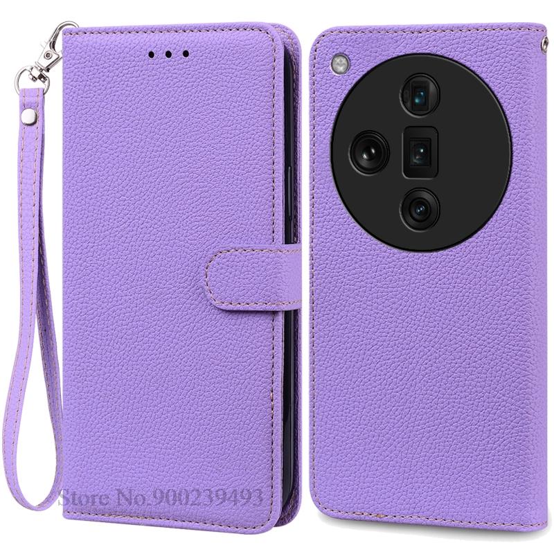 

Для OPPO Find X7 Чехол кожаный кошелек флип-чехол для OPPO Find X7 Ultra Чехол мягкий силиконовый чехол Coque Fundas Shell For Find X7 Ultra