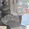 Light Luxury Petal Glass Fruit Plate