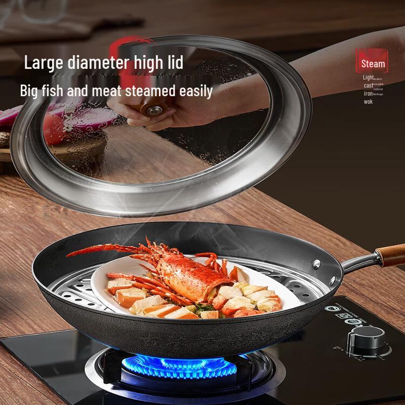 COOKER KING Heritage Cast Iron Frying Pan