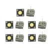 10Pieces Mouse Mute Microswitches 6x6x4.3mm Rectangle Mouse Switches Set For Noise Reduced Operating
