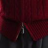 SNOWFLYING Women's Cable Knit Wool Cardigan