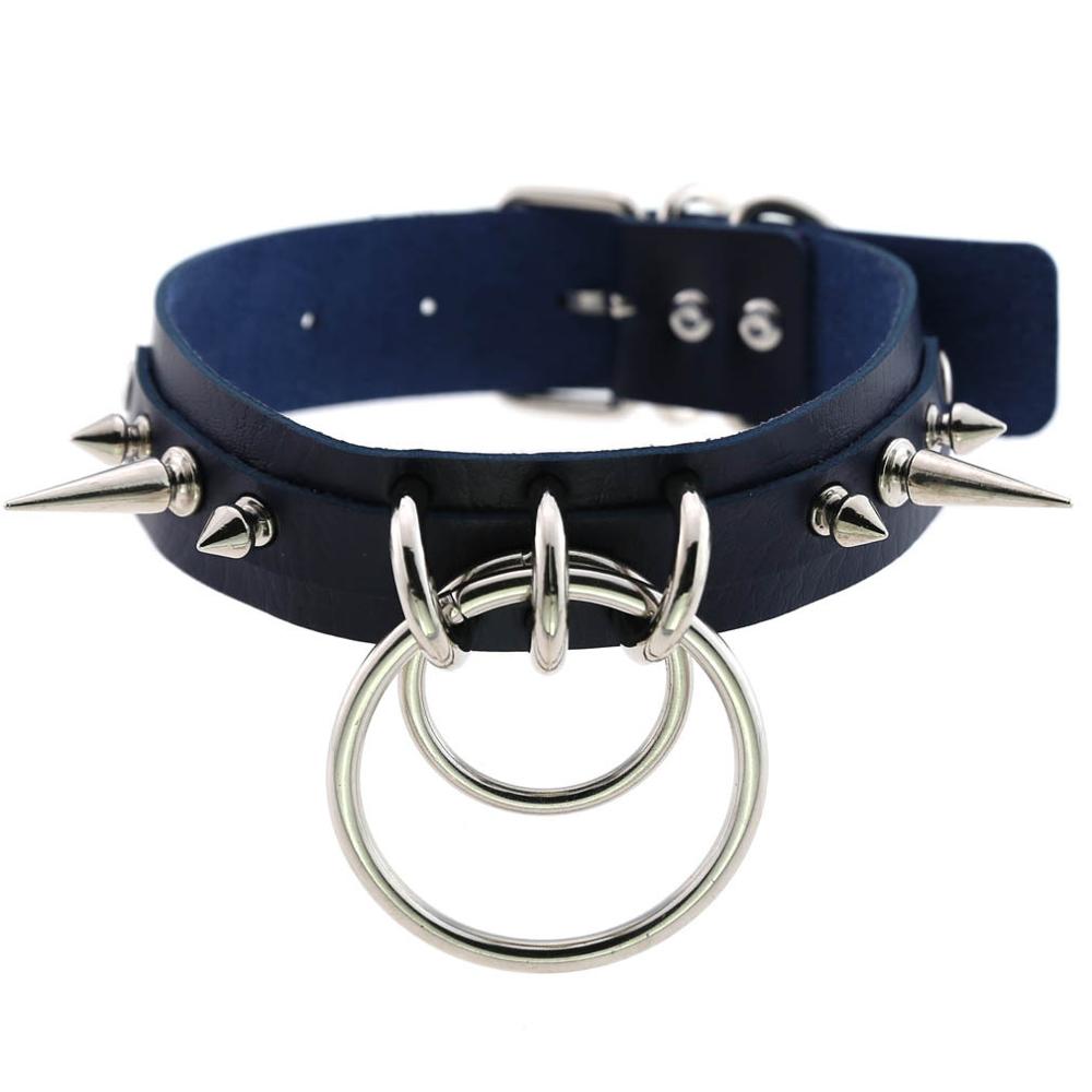 Spiked Choker For Women Men Punk Rock Collar Goth Fashion Necklaces  Leather Studded Choker Girls Harajuku Gothic Jewelry