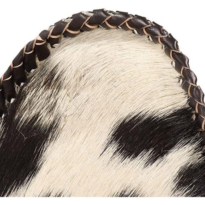 (Produs : Scaun Complet Picior Negru) Scaun Fluture din Piele Lucrat Manual cu Husă Originală din Piele de Vacă Indiană Husă din Piele Scaun de Relaxare