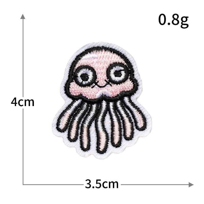 5/20 Stück Mini Süße Tiere Aufnäher Aufbügeln Stickerei Für Kleidung Cartoon Anime Aufnäher Für Kinderkleidung Applikationen Aufkleber T-Shirt