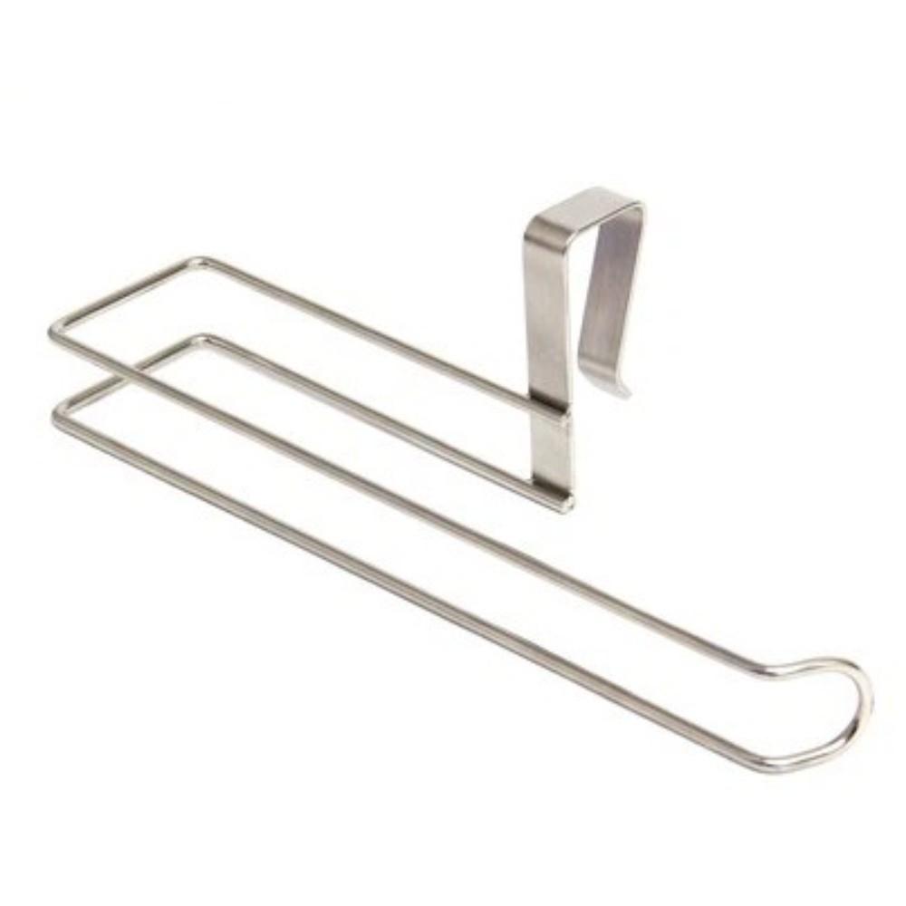 Quality Stainless Steel Kitchen Paper Towel Holder Punch Free Cabinet Storage Toilet Roll Holder Metal Cabinet Hanger Kitchen