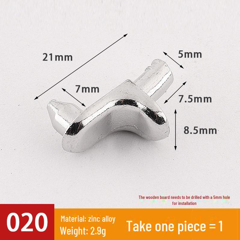 Transparent Movable Wardrobe Panel Bracket for Glass or Wooden Partition