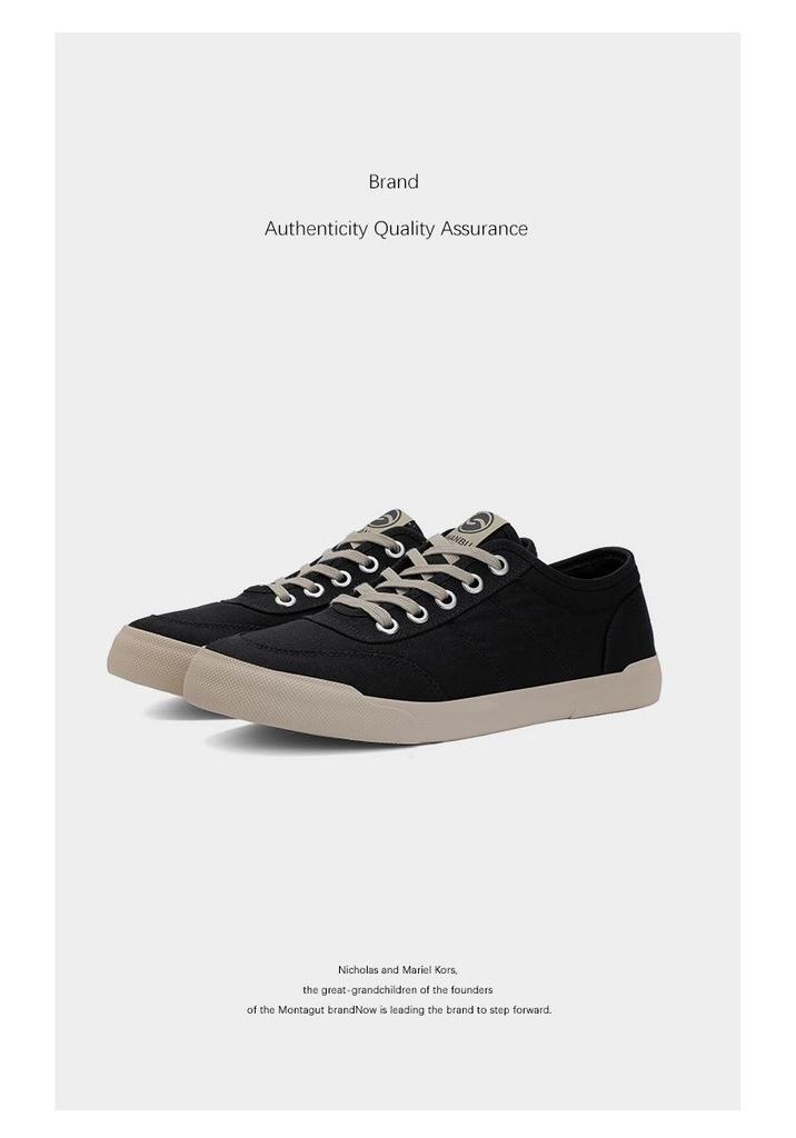 Men's Classic Low-Top Lace-Up Casual Shoes – Spring 2026 Collection, Breathable Solid Color Design