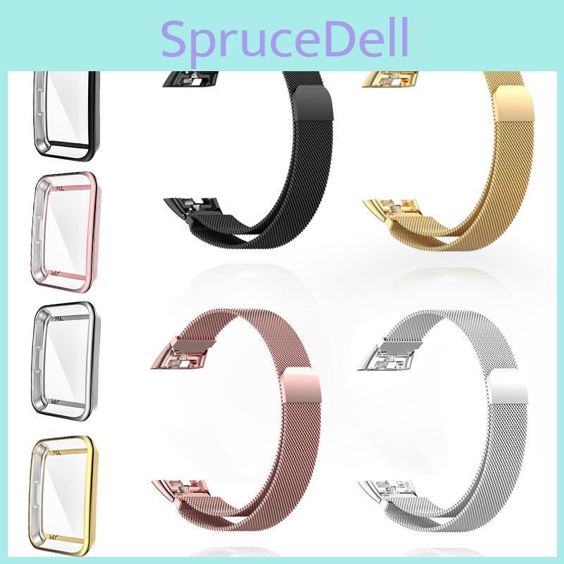 For Strap Huawei Watch Metal Band 6 7 Band Honor 6 Bracelet With Tpu Case Screen Protector Soft Film Huawei Magnetic Loop Strap