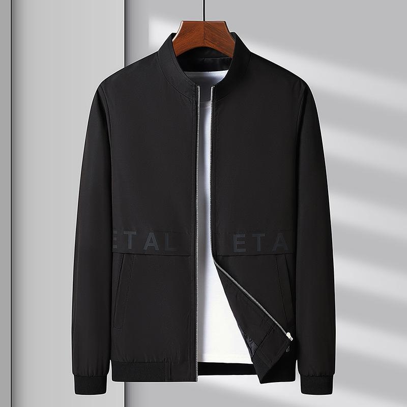Spring and Autumn New Men's Jacket Slim-fit Stand-up Collar Business Jacket