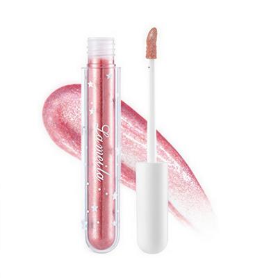 LingNiShi Fard à paupières liquide Lame Tear Bag Maquillage Fard à paupières liquide pailleté Fard à paupières pailleté très coloré Difficile à séchage rapide Type Convient pour