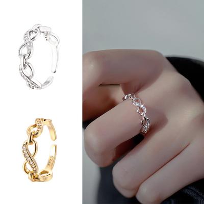 Popular Open Ring Shiny Geometric Dress Up
