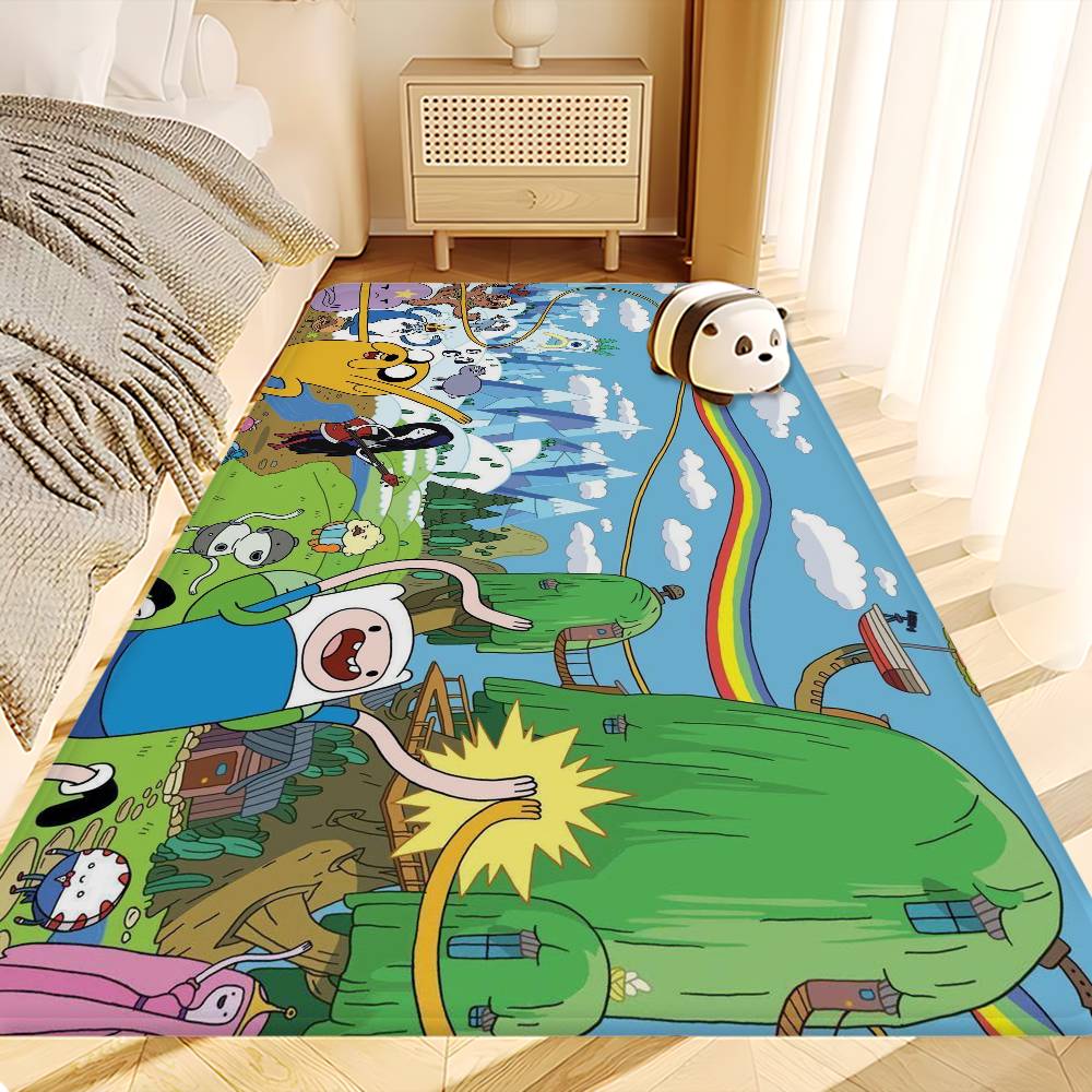 A-Adventure Cartoon T-Time Bathroom Mat Kids Room Bedroom Decoration Balcony Anti-Slip Doormat Living Room Welcome Rug