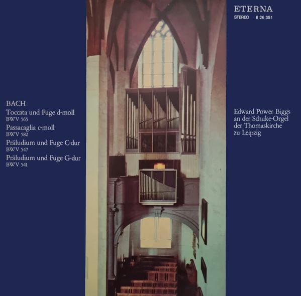 

LP Пластинка E. POWER BIGGS Баховские органные произведения 826351 ETERNA 1973 Немецкий Дем Классика Б/у