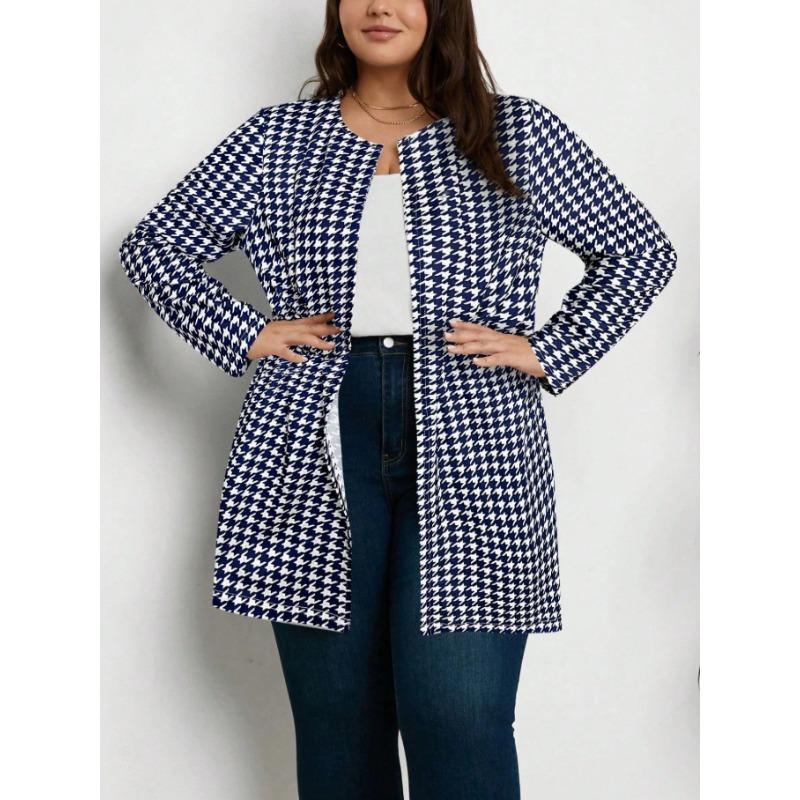 QICED Damen Vintage Casual Herbst Winter Langarm Jacken & Mäntel