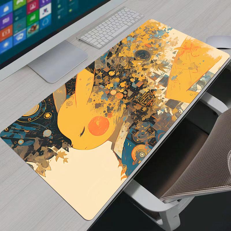 Mouse Pad Large Gamer XXL Pokemon Pikachu Keyboard Desk Mouse Mat Carpet Rubber Tapis Souris Gaming Notbook Mousepad