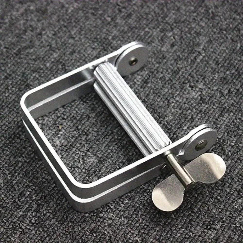 1PC Toothpaste Tube Squeezer Manual Squeezing Clip Stainless Steel Tool Hair Dyeing Cream Gadget Dispenser