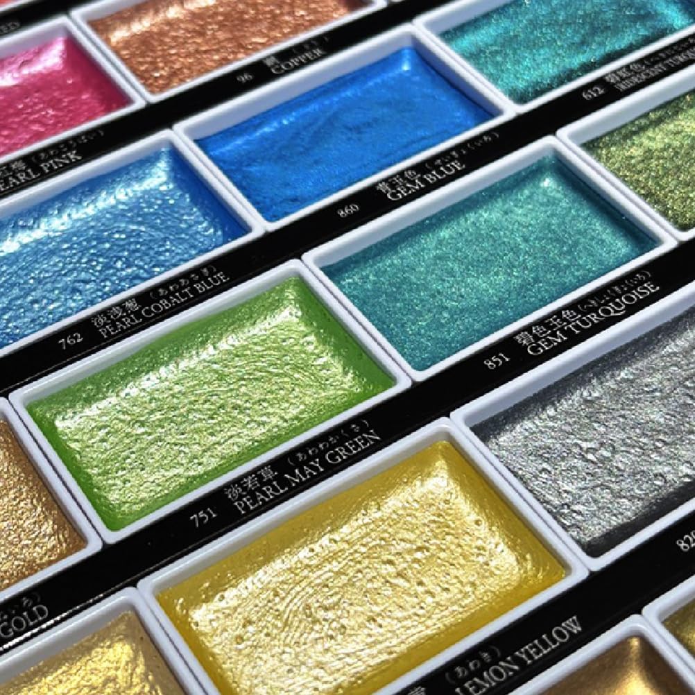 Kuretake Gansai Tanbi Metallic Color 2 Set 24-Color MC20/24V