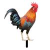 Realistic Acrylic Animal Yard Stake, 2D Flat Chicken Goose Bird Bunny Garden Sign for Pathway, Patio, Lawn Outdoor
