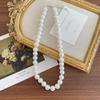 Korean Children's High-Gloss Pearl Luxury Necklace - Elegant Girl's Niche Clavicle Chain