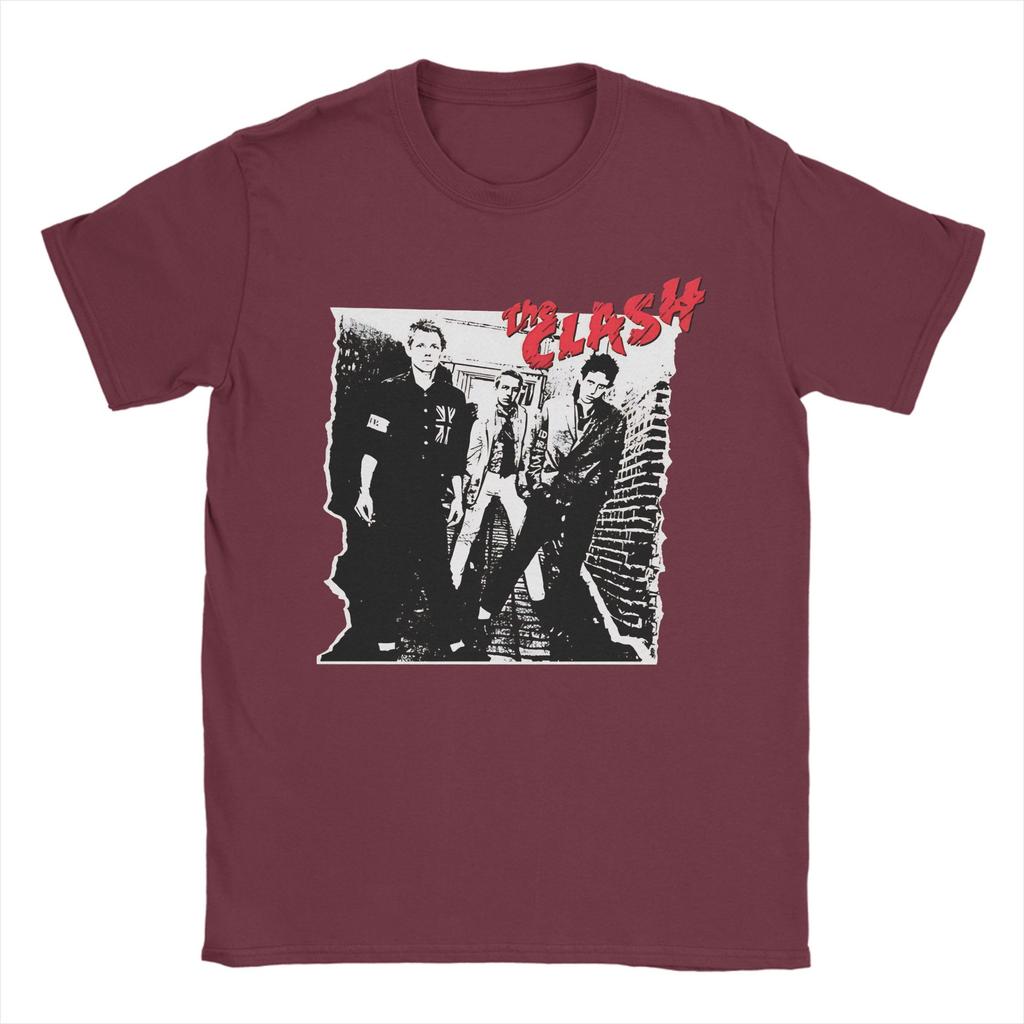 Streetwear TShirt Summer The Clash Self Titled Enhanced Album Clash At Demonhead Hippie TShirts for Unisex Short Sleeve Top Tees