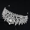 Zinc Zinc Alloy Bridal Crowns Rhinestone Wedding Crown Simple Queen Princess Tiara  Women