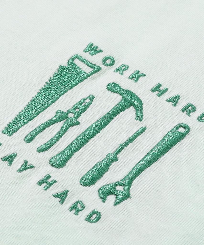 [KRIFF MAYER] Long-Sleeve T-Shirt, Krif Rabbit, Workwear, Men's, X-LARGE, Mint