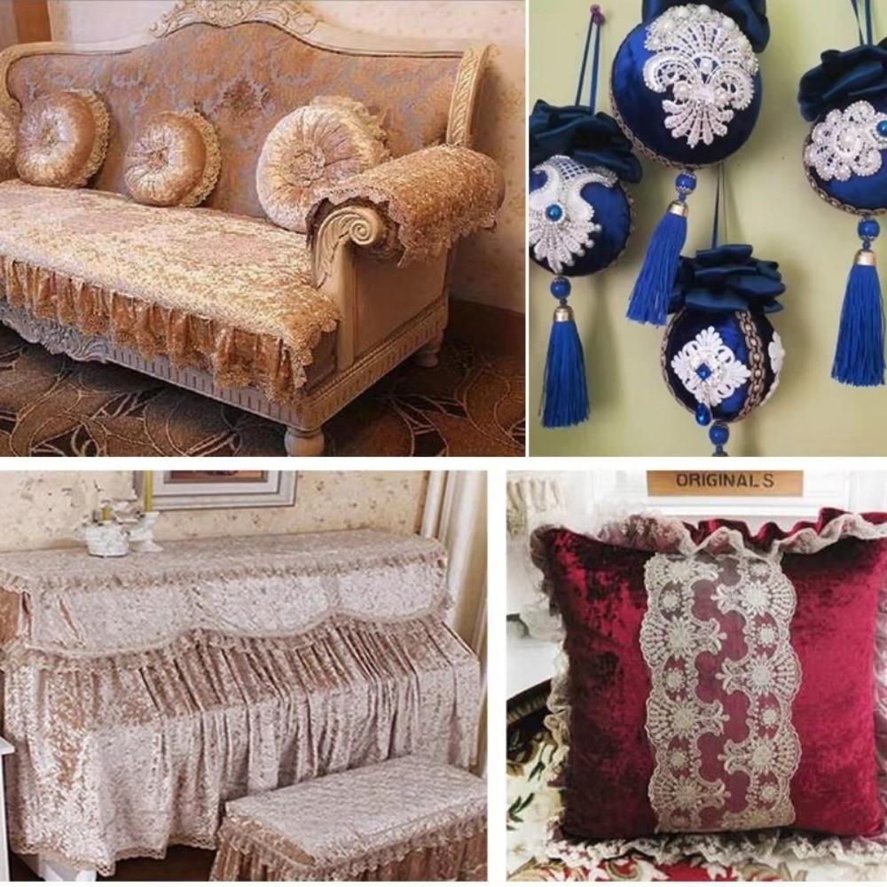 DIY Weicher Samtstoff Stretch Handgemacht Weicher Eis-Samtstoff Diamantglanzstoff Für Sofa Vorhang Hintergrund