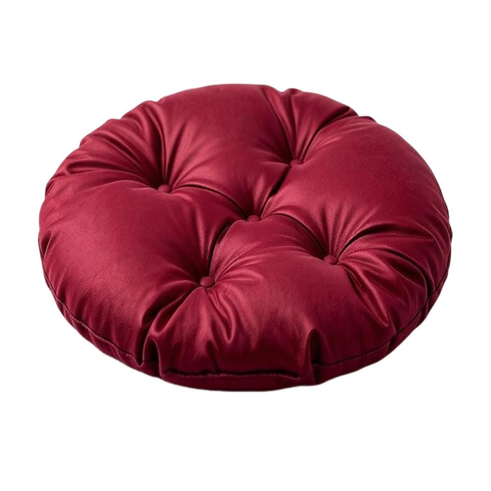 Silk Fabric Chair Cushion Round Sofa Seat Cushion Durable Tatami Mat  for Home&Office
