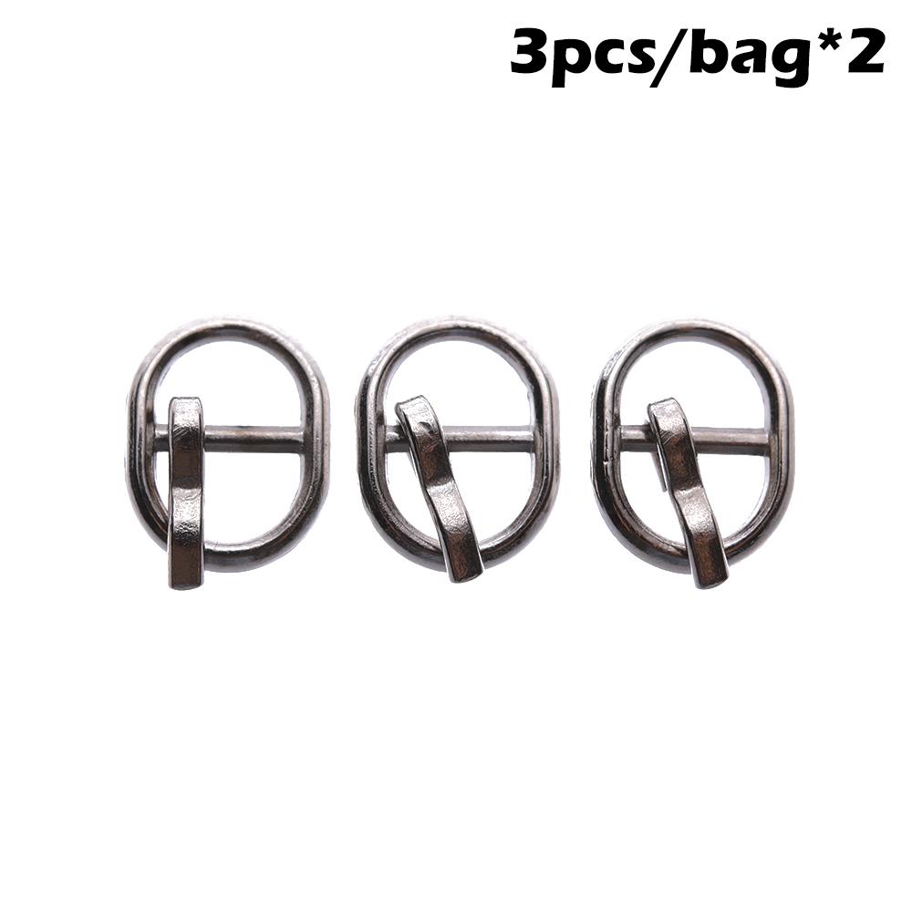 3/6 Stück/Beutel 4,5/5,5 MM Mini Ultra-kleine Dreifach-Gurt Schnalle Puppen Taschen Schnallen DIY Puppen Knöpfe Schuhe Haus DIY Bastelbedarf