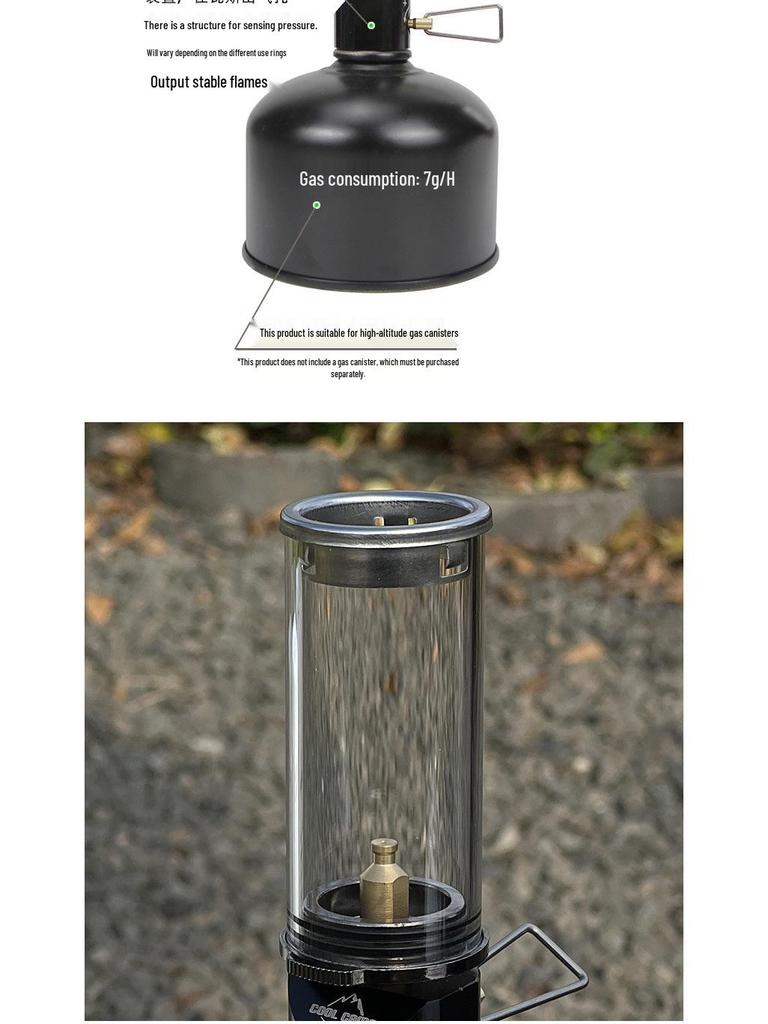 COOLCAMP Retro Outdoor Camping Lantern - Atmospheric Kerosene Tent Light