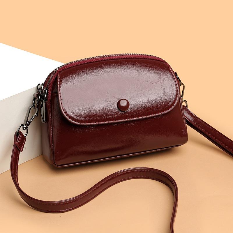 New popular messenger bag simple and versatile women's bag texture elegant and tender small square bag shoulder bag batch