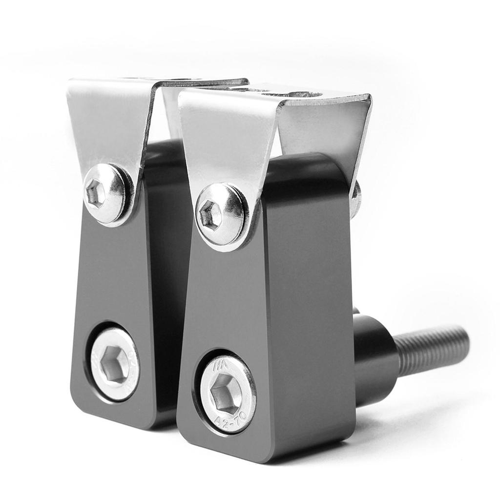 Pair CNC Titan M8 Motorcycle Headlight Fog Light Mount Bracket Extender Support